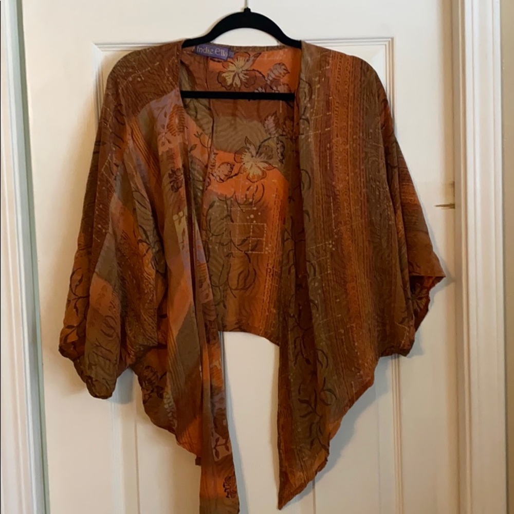 Earth colors Kimono